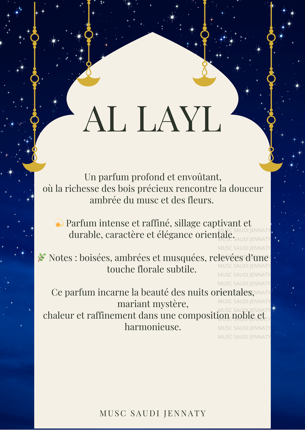 MUSC AL LAYL MUSC SAUDI JENNATY